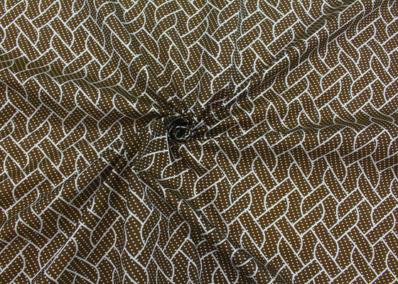 Verzerrung gestrickte Matratzen-steppende Gewebe-Polyester Druckkundenbezogenheit