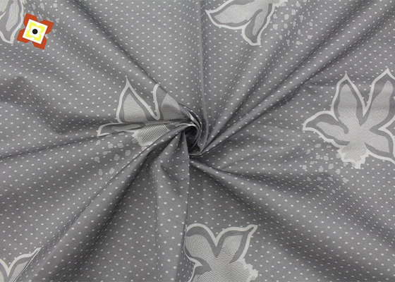 100 % Polyester, 100 g/m², bedruckter Matratzen-Strickstoff