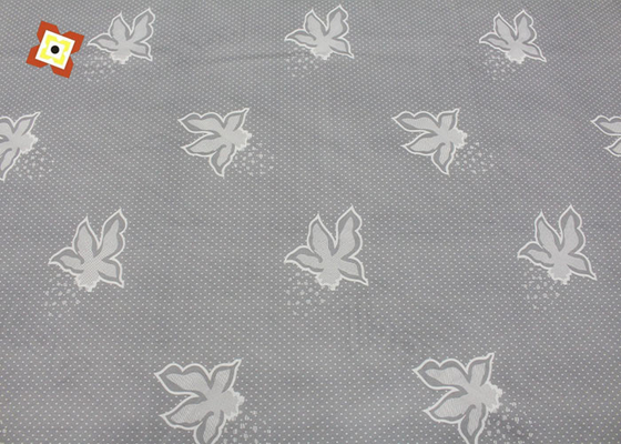 100 % Polyester, 100 g/m², bedruckter Matratzen-Strickstoff