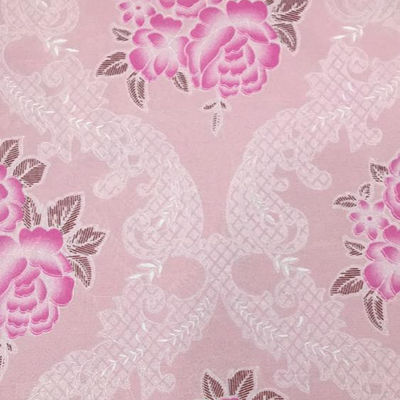 Trikot des Wasser-stricken beständiges Rosa-100gsm Gewebe für Bettwäsche