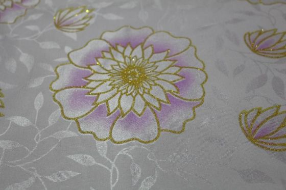 Breathable 5mm Polyester-Satin-Gewebe mit Blumen-Muster-Drucken