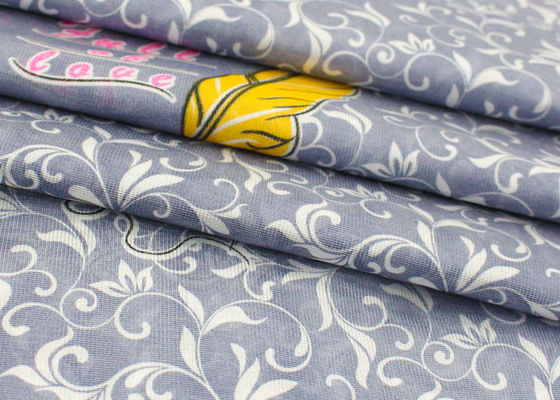 230cm Breiten-Matratzen-steppendes Gewebe druckte Polyester-spinnenden Matratzen-Stoff