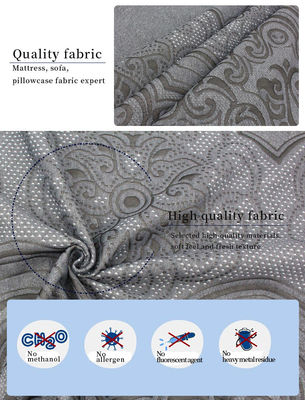 Enthäuten königliches Muster gestricktes doppelseitiges Jacquardwebstuhl-Matratzen-Kissen freundliches Breathable Gewebe