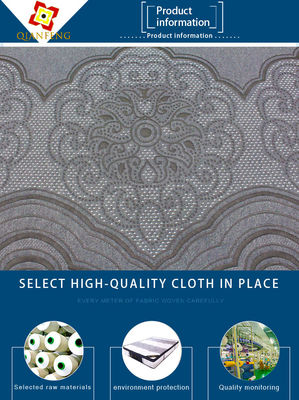 Enthäuten königliches Muster gestricktes doppelseitiges Jacquardwebstuhl-Matratzen-Kissen freundliches Breathable Gewebe