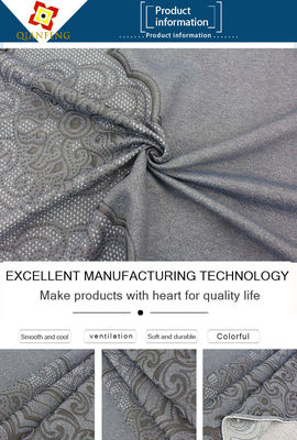 Enthäuten königliches Muster gestricktes doppelseitiges Jacquardwebstuhl-Matratzen-Kissen freundliches Breathable Gewebe