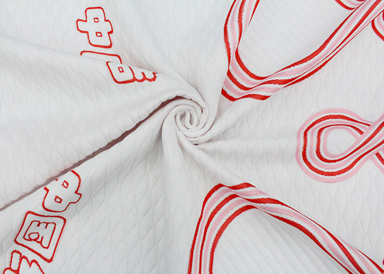 Hauptgewebe strickte besonders angefertigte Jacquardwebstuhl-Gewebe-das Breathable Kissen-Matratzen-Kissen-Gewebe