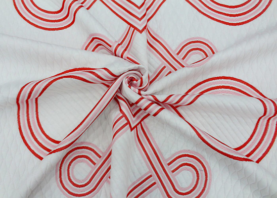 Hauptgewebe strickte besonders angefertigte Jacquardwebstuhl-Gewebe-das Breathable Kissen-Matratzen-Kissen-Gewebe