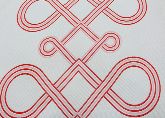 Hauptgewebe strickte besonders angefertigte Jacquardwebstuhl-Gewebe-das Breathable Kissen-Matratzen-Kissen-Gewebe