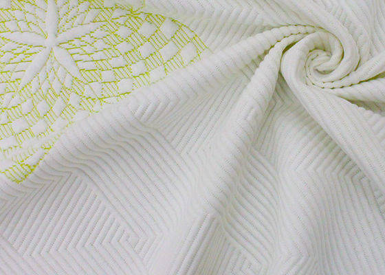Polyester strickte Jacquardwebstuhlausgangsgewebe für Matratze Gewebe-gestricktes Gewebe