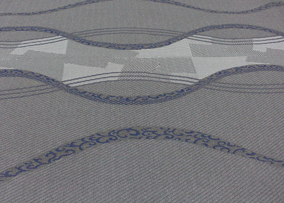 Gewebe-Leinen-Gray Polyester Knitted Jacquard Protective-Gewebe der Matratzen-260gsm steppendes