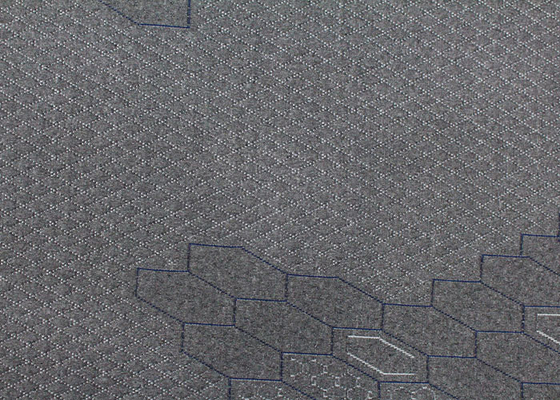 Gewebe-Leinen-Gray Polyester Knitted Jacquard Protective-Gewebe der Matratzen-260gsm steppendes