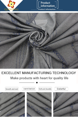 Gewebe-Leinen-Gray Polyester Knitted Jacquard Protective-Gewebe der Matratzen-260gsm steppendes