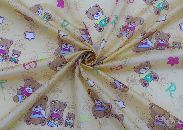 Breite des Polyester-Verzerrung gestrickte Farbdruck-Matratzen-steppende Gewebe-225cm